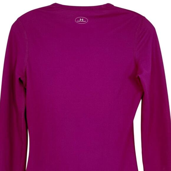Under Armour AllSeasonGear StayCool Crew Neck Long Sleeve Shirt Size Small Pink - Picture 4 of 10